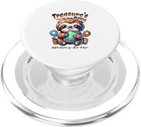 Divertente geocaching Sloth Localizzatore GPS Cacciatore di PopSockets PopGrip per MagSafe