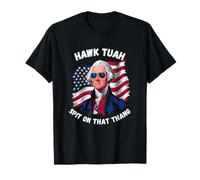Divertente George Washington Hawk Tuah Sputare Su Quel Thang Maglietta