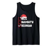 Divertente Georgia Natale vacanze indossare Georgiano XMAS Costume Canotta