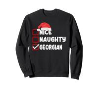 Divertente Georgia Natale vacanze indossare Georgiano XMAS Costume Felpa