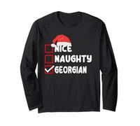 Divertente Georgia Natale vacanze indossare Georgiano XMAS Costume Maglia a Manica