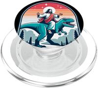 Divertente Gesù che cavalca T-Rex Dinosaur Meme Parodia per i credenti PopSockets PopGrip per MagSafe