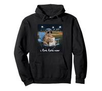 Divertente Ghepardo Baseball Mom Vivo Qui Ora Felpa con Cappuccio