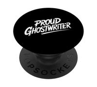 Divertente Ghostwriter orgoglioso che dice Sarcasmo Donne MEn PopSockets PopGrip Adesivo