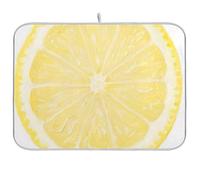 Divertente Giallo Limone Sezione Croce Modello Pastiglie da Cucina per Contatore Lavastoviglie Asciugatrice Originale XL Doppio Piatto di Asciugatura mat 18 x 24
