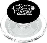 Divertente Giallo Storie Poliziesche Appassionato di Cinema PopSockets PopGrip per MagSafe