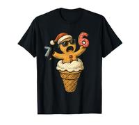 Divertente Gingerbread Man Ice Cream 67 Grafica Meme Maglietta
