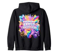 Divertente Ginnastica Ragazza Troppi Leo? Non Penso così Felpa con Cappuccio