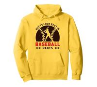 Divertente Giocatore di Baseball - I Mozziconi sembrano Migliori nei Pantaloni da Baseball Felpa con Cappuccio