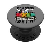 Divertente Giocatore di Bingo Come mai tutti urlano Regalo PopSockets PopGrip Adesivo