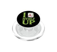 Divertente giocatore di Mahjong Crack Myself Up Tile cinese PopSockets PopGrip per MagSafe
