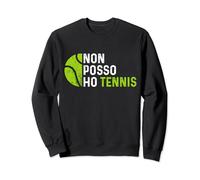 Divertente Giocatori Tennis Tennista Non Posso Uomo Regalo Felpa