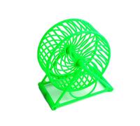 Divertente giocattolo per criceti e topi, piccolo spinner per esercizi, ruota sportiva da corsa, gabbia verde
