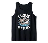 Divertente Gioco Acquatico per Famiglie I Love Otters Canotta