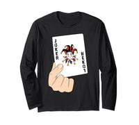 Divertente Gioco D'Azzardo con Carte da Gioco Joker Maglia a Manica