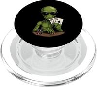 Divertente gioco d'azzardo del giocatore di poker del casinò alieno PopSockets PopGrip per MagSafe