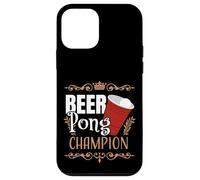 Divertente gioco di birra-pong per feste con scritta in inglese "Champion", Custodia per iPhone 12 mini