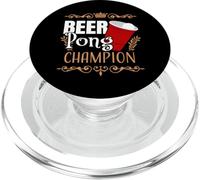 Divertente gioco di birra-pong per feste con scritta in inglese "Champion", PopSockets PopGrip per MagSafe