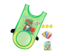 Divertente gioco di giorno del popolo, gioco di pallone da golf, per attività all'aperto, giocattolo da ballo per bambini, con gilet adesivo, per scuola, cortile, attività all'aperto