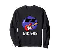 Divertente Gioco di Parole alla Frutta Blues Berry Felpa