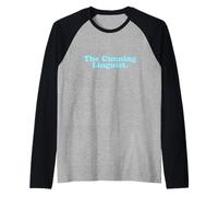 Divertente Gioco di Parole astuto linguista/Cunnilingus - Linguistica Maggiore Maglia con Maniche Raglan