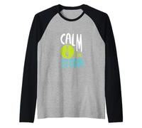 Divertente Gioco di Parole Bingo Calma B4 la Tempesta Maglia con Maniche Raglan