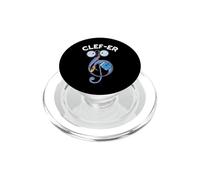 Divertente gioco di parole Clef-er PopSockets PopGrip per MagSafe