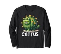 Divertente Gioco di Parole con Cactus per Gli Amanti delle Piante Maglia a Manica