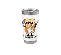 Divertente gioco di parole del chitarrista Get Bready To Rock Bicchiere termico in acciaio inox doppia parete