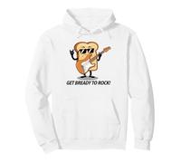 Divertente Gioco di Parole del Chitarrista Get Bready To Rock Felpa con Cappuccio