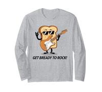 Divertente Gioco di Parole del Chitarrista Get Bready To Rock Maglia a Manica