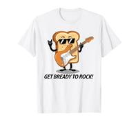 Divertente Gioco di Parole del Chitarrista Get Bready To Rock Maglietta