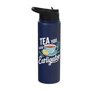 Divertente gioco di parole Earl Grey Tea Stainless Steel Insulated Water Bottle
