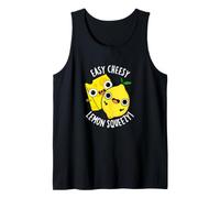 Divertente Gioco di Parole Easy Cheesy Lemon Squeezy Canotta