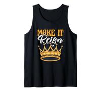 Divertente Gioco di Parole King Queen Prince Princess Make It Reign Canotta