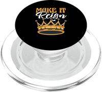 Divertente gioco di parole King Queen Prince Princess Make It Reign PopSockets PopGrip per MagSafe
