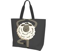 Divertente gioco di parole Meerkats Tote Bag Large Casual Women Shoulder Handbags Borse della spesa riutilizzabili per il lavoro Shopping Travel Beach
