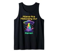 Divertente gioco di parole per gli amanti del ramen | Meme umorismo rapimento UFO alieno Canotta