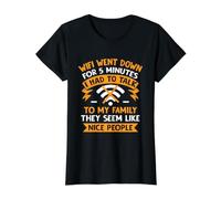 Divertente Gioco di Parole per videogiocatori - Sarcastic Maglietta con Stampa Grafica Economica, Donna, Nero, XL