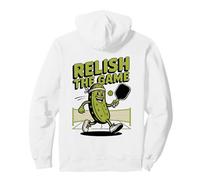 Divertente Gioco di Parole Pickleball Relish The Game Retro Humor Design Felpa con Cappuccio