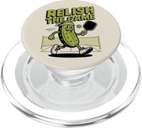 Divertente gioco di parole Pickleball Relish The Game Retro Humor Design PopSockets PopGrip per MagSafe