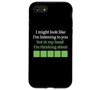 Divertente gioco di parole quotidiano "word nerd" cruciverba Custodia per iPhone SE (2020) / 7/8