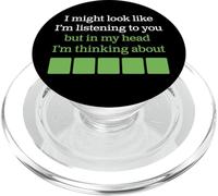 Divertente gioco di parole quotidiano "word nerd" cruciverba PopSockets PopGrip per MagSafe