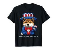 Divertente gioco di parole Shiba Inu del 4 luglio Maglietta