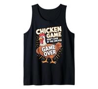 Divertente gioco di pollo non guardare il pollo stupido scherzo Canotta
