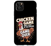 Divertente gioco di pollo non guardare il pollo stupido scherzo Custodia per iPhone 11 Pro Max