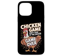 Divertente gioco di pollo non guardare il pollo stupido scherzo Custodia per iPhone 13 Pro Max