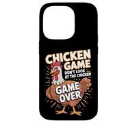 Divertente gioco di pollo non guardare il pollo stupido scherzo Custodia per iPhone 14 Pro