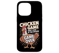 Divertente gioco di pollo non guardare il pollo stupido scherzo Custodia per iPhone 14 Pro Max