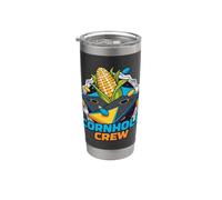 Divertente gioco di torneo di cornhole giocatore campione per uomini donne Bicchiere termico in acciaio inox doppia parete